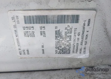 2018 Nissan Maxima 3.5 S from USA, damaged, VIN 1N4AA6AP0JC385517